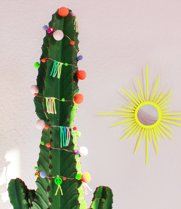 Kaktus mit DIY Lichterkette