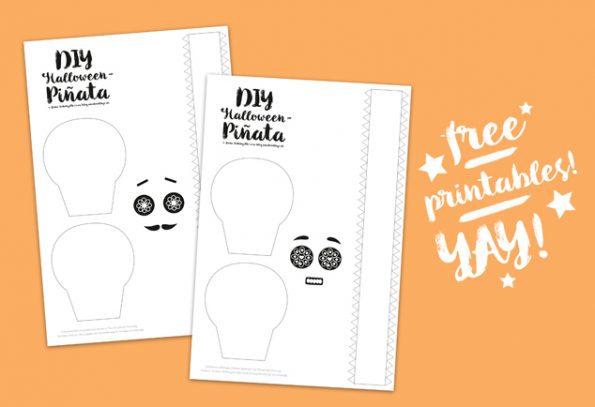 DIY Halloween Sugar Skull Pinata