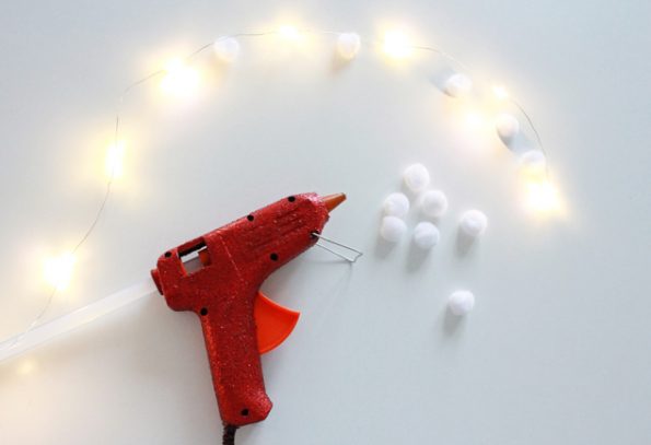 DIY Lichterkette basteln als Weihnachtsdeko